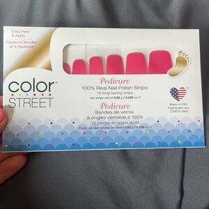 Color Street Pink Nail Polish Strips Party Supplies